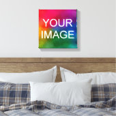 Bild-Foto-Logo hinzufügen Leinwanddruck (Insitu (Schlafzimmer))
