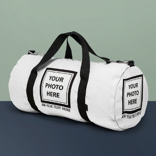 Bild Foto & Text hochladen – Anpassen Duffle Bag