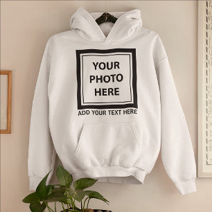Bild Foto & Text hochladen – Anpassen Hoodie