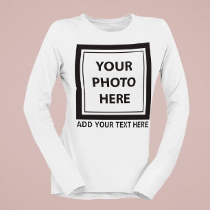 Bild Foto & Text hochladen – Anpassen T-Shirt