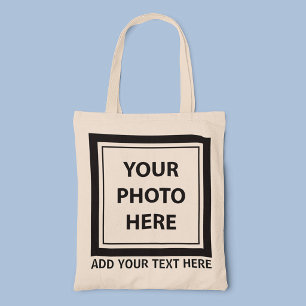 Bild Foto & Text hochladen – Anpassen Tragetasche