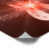 Bild Gitarre und Musikereignisse Poster (Ecke)