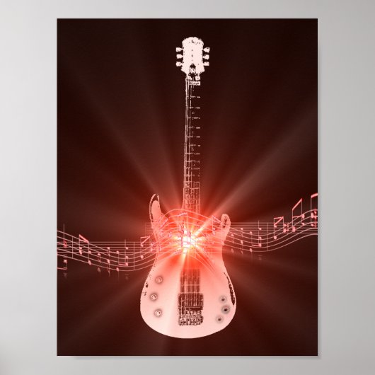Bild Gitarre und Musikereignisse Poster (Vorne)