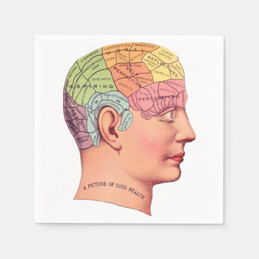 Bild guter Gesundheit Serviette (Vorderseite)