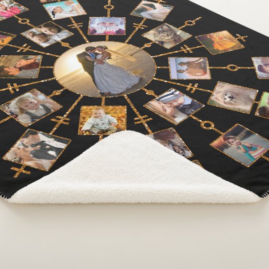 Bild-hübsches schwarzes Gold der Sherpadecke (3/4)