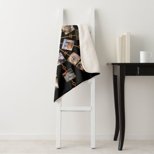 Bild-hübsches schwarzes Gold der Sherpadecke (Beispiel)