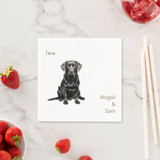 Bild III Hochzeit von Wasserfarben Serviette (Beispiel)