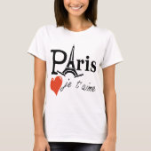 Bild-Liebe Paris T-Shirt (Vorderseite)