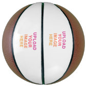 Bild-Logo-Blende in Weiß hochladen Basketball (Vertikal)