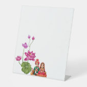 Bild Lotus, Braut und Bräutigam Sockelschild (Vorderseite)