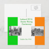Bild mit 1916 Iren für Postkarte (Vorne/Hinten)