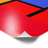 Bild mit der modernen Fischkunst Fotodruck (Ecke)