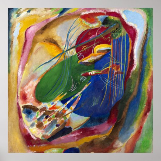 Bild mit drei Punkten, Nr. 196 von Kandinsky Poster (Vorne)