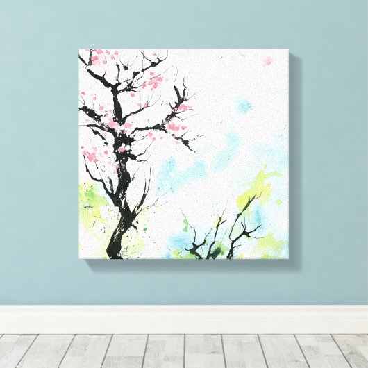 Bild mit Frühling Leinwanddruck (Insitu (Holzboden))