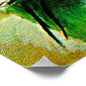 Bild mit schwarzem Bogen Poster (Ecke)