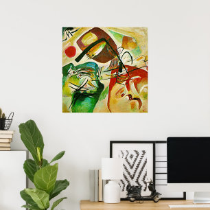 Bild mit schwarzem Bogen Poster