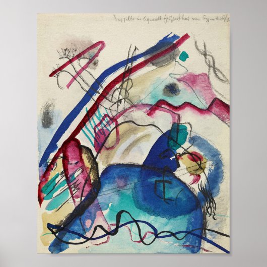Bild mit weißer Grenze | Kandinsky Poster (Vorne)