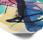 Bild mit weißer Grenze | Kandinsky Poster (Ecke)