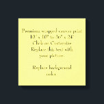 Bild oder Kunstwerk hinzufügen, erstellen Sie es a Leinwanddruck<br><div class="desc">Personalisieren Sie es mit Ihrem Foto, Kunstwerk oder Firmenlogo, wenn Sie das Bild durch Ihr eigenes ersetzen. Bearbeiten Sie das Bild mithilfe des Entwurfstools, um die Größe des Bildes zu ändern oder einzuschneiden oder Text hinzuzufügen. Für Fragen oder Hilfe, senden Sie eine Nachricht.</div>