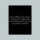 Bild oder Kunstwerk hinzufügen, erstellen Sie es a Poster