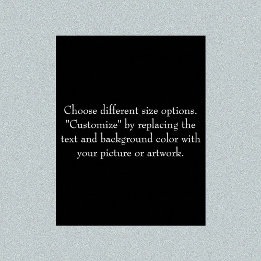 Bild oder Kunstwerk hinzufügen, erstellen Sie es a Poster