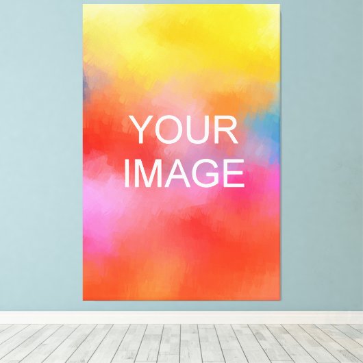 Bild oder Logo eines benutzerdefinierten Fotos, gr Leinwanddruck (Insitu (Holzboden))