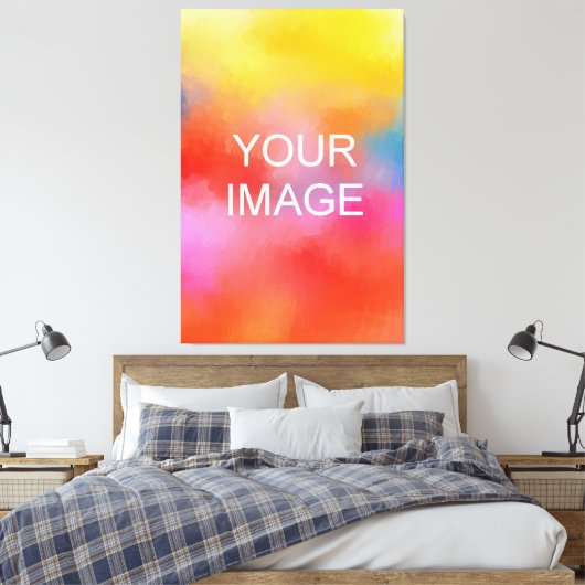 Bild oder Logo eines benutzerdefinierten Fotos, gr Leinwanddruck (Insitu (Schlafzimmer))