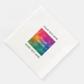 Bild- oder Logo-Foto hier hochladen Serviette (Ecke)