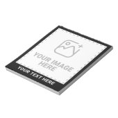 Bild plus Text Notizblock (Rotiert)