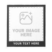 Bild plus Text Notizblock (Vorderseite)