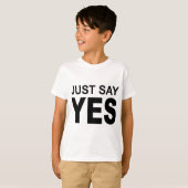 Bild sagen gerade ja T-Shirt (Vorne ganz)