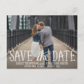 Bild Save the Date Postkarte, Horizontales Bild Postkarte (Vorderseite)