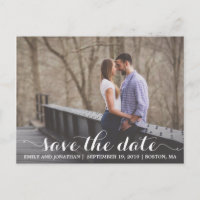 Bild Save the Date Postkarte, Landschaftsbild-Foto
