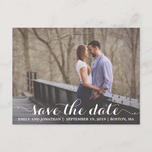 Bild Save the Date Postkarte, Landschaftsbild-Foto Postkarte (Vorderseite)