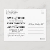 Bild Save the Date Postkarte, Single Foto Postkarte (Rückseite)