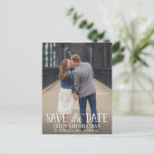 Bild Save the Date Postkarte, Vertikales Bild Postkarte (Stehend Vorderseite)