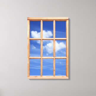 Bild "Sky and Clouds 3D-Effekt" Leinwanddruck