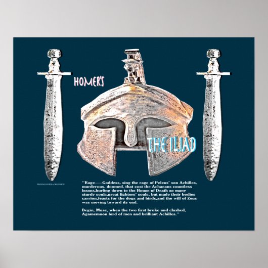 Bild/Text der Iliad Poster (Vorne)