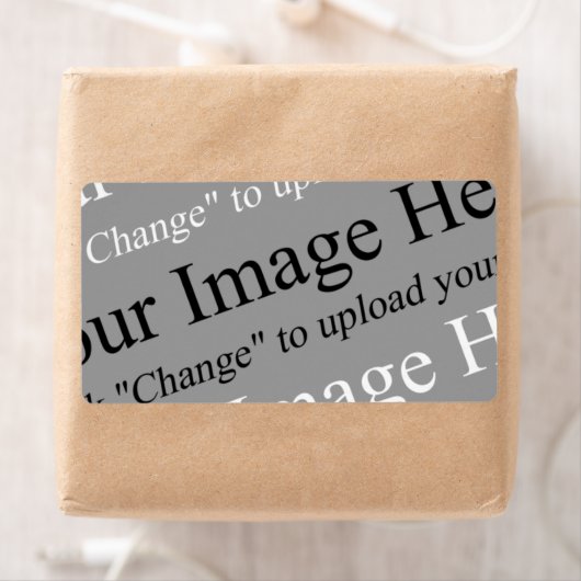 Bild- und Textbenutzerdefiniertes Versandzeichen (Insitu)