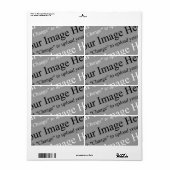 Bild- und Textbenutzerdefiniertes Versandzeichen (Vorne)