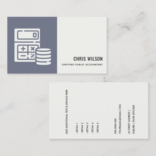 BILD VISITENKARTE (Vorne/Hinten)