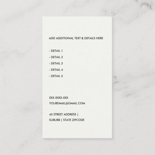 BILD VISITENKARTE (Rückseite)