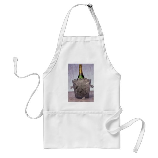 Bild von Champagne im Glaseiseimer Schürze (Vorne)