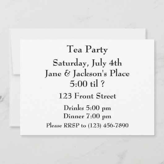 Bild von Chipmunk mit ChinaTeacup Einladung (Rückseite)