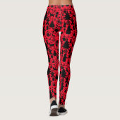 Bild von Christmas Red BG Leggings (Rückseite)