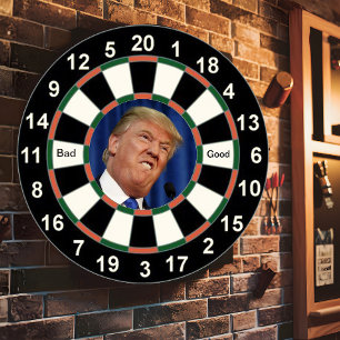 Bild von Donald Trump Dartscheibe