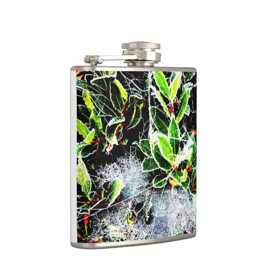 Bild von frostbedeckten Heiligen und Beeren  Flachmann (Rechts)