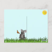 Bild von Koala - Australian Wildlife Fotografy Postkarte (Rückseite)