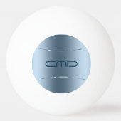 Bild von Metallblau - rostfreier Stahlschau Tischtennisball (Rückseite)
