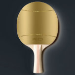 Bild von metallischem Gold - rostfreier Stahllook Tischtennis Schläger<br><div class="desc">Ein einfaches und modernes Bild mit metallischer goldener Textur mit glänzender Goldlinie und individueller Monografie.</div>